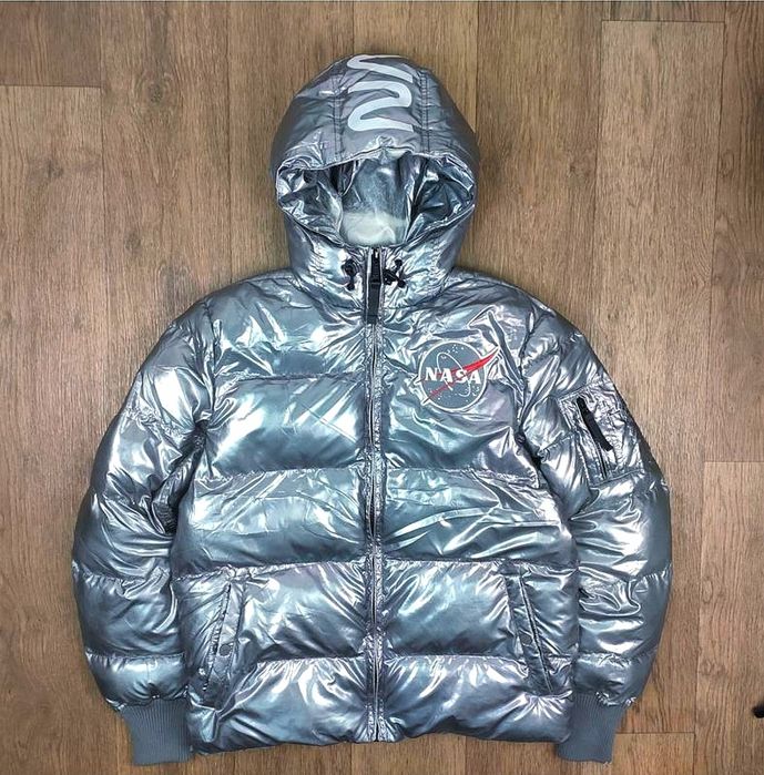 Куртка пуховик Alpha Industries чоловіча бомбер