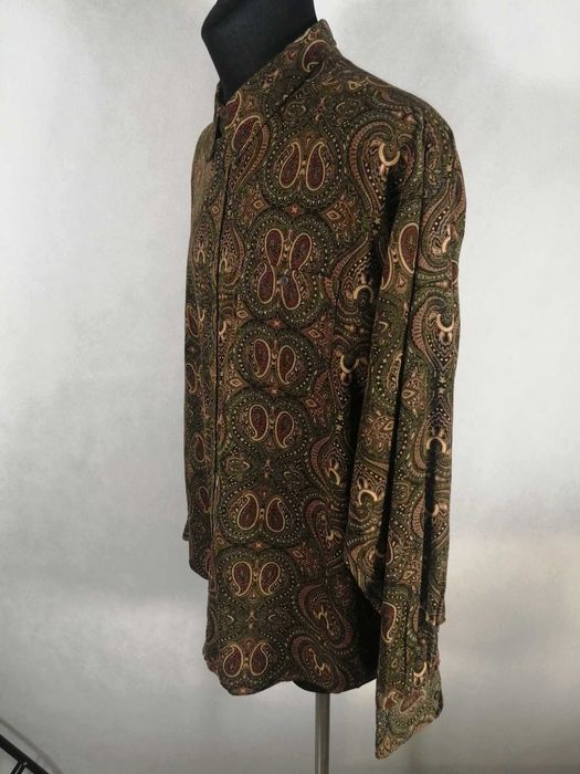 PRESWICK & MOORE Koszula Sztruksowa Męska XXL Oryginalna Bawełna