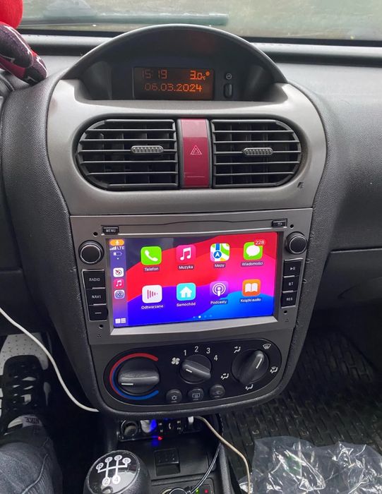 Rádio Android 14 com GPS Opel Astra, Vectra, Zafira, Corsa, Montana.
