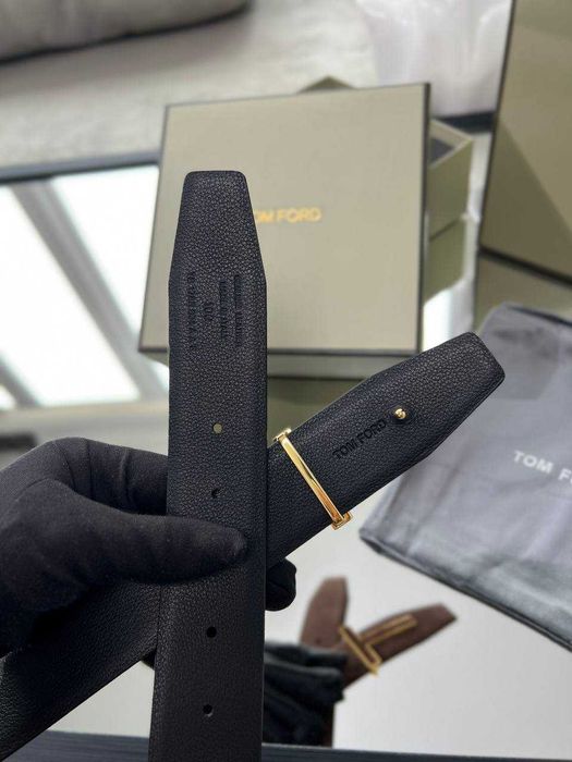 Мужской замшевый ремень Том Форд кожаный ремень Tom Ford r155