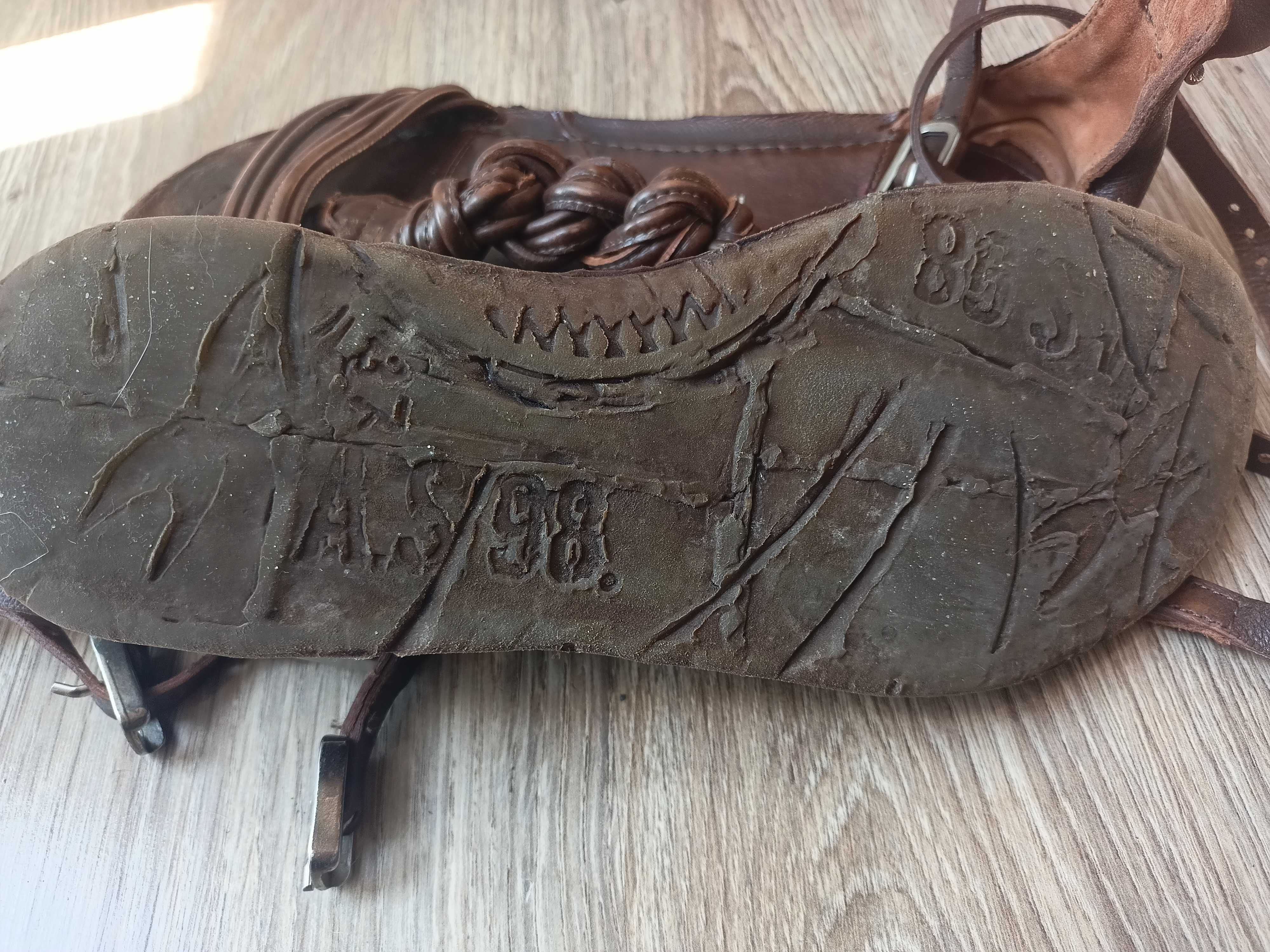 Buty sandały japonki A.S.98 skórzane rzemyki rzemienie