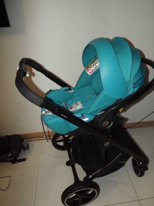 Cybex balios s lux deep black Fotelik cybex z Baza obrotowa cybex z