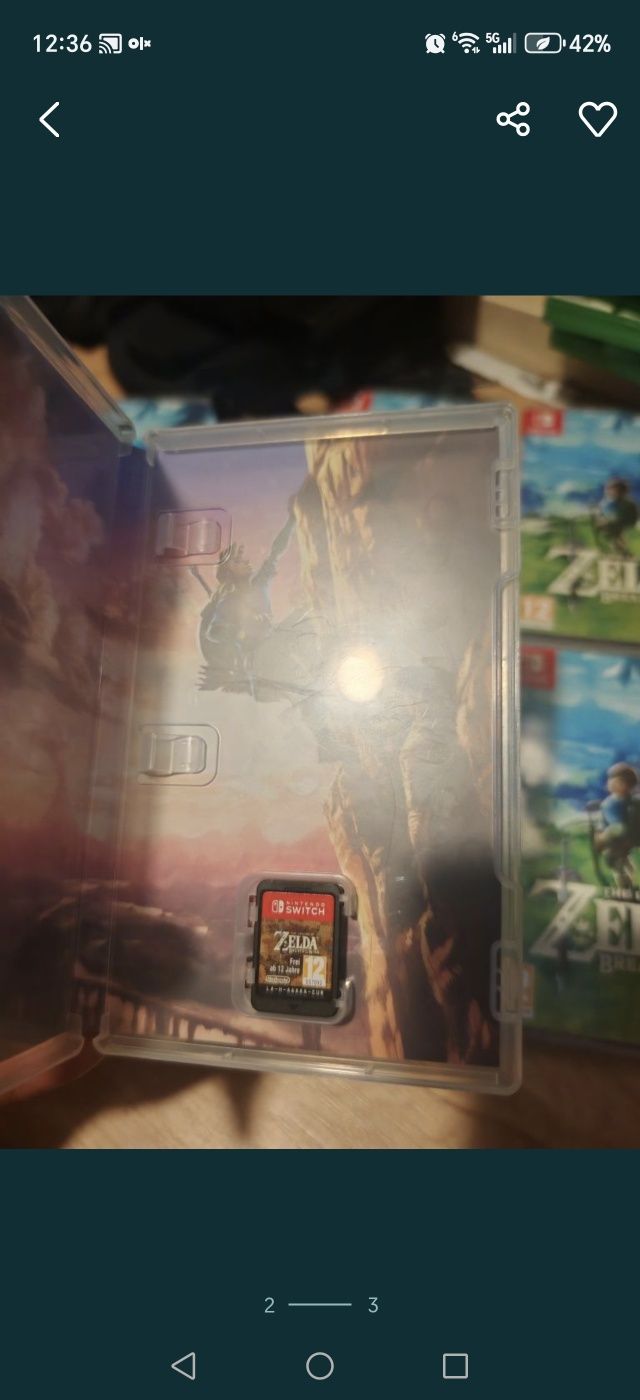 Zelda breath of wild switch Nintendo