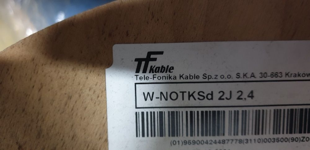 Światłowód 2x1j Wewnętrzny telefonika TFKable