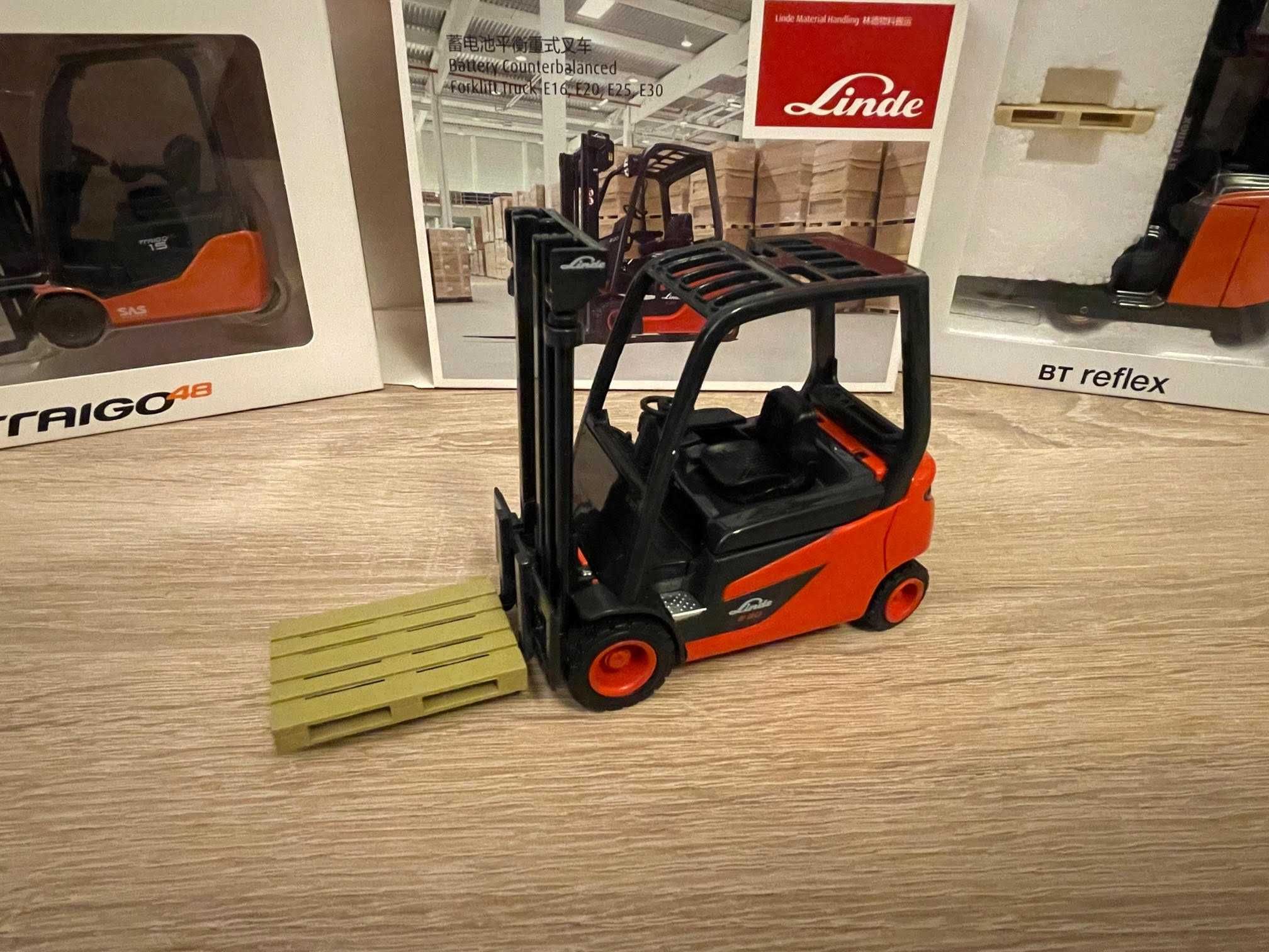 Model wózek widłowy Linde E30