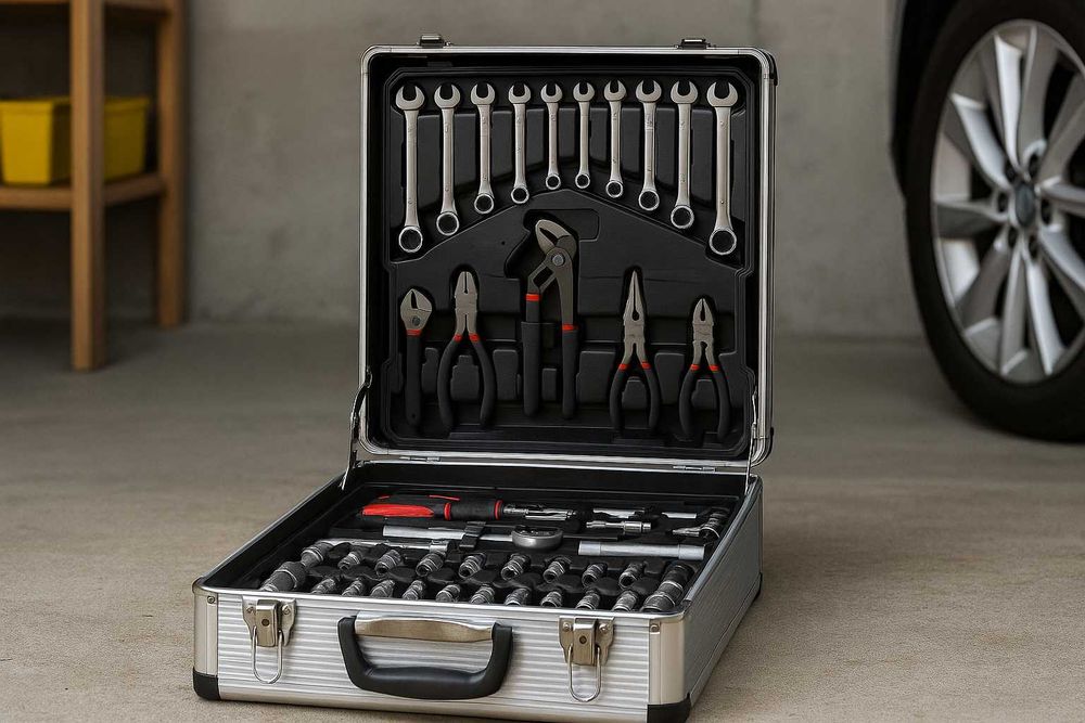 Nowa Skrzynka Narzędziowa 1200szt. Walizka Skrzynia Metalowa Gwarancja