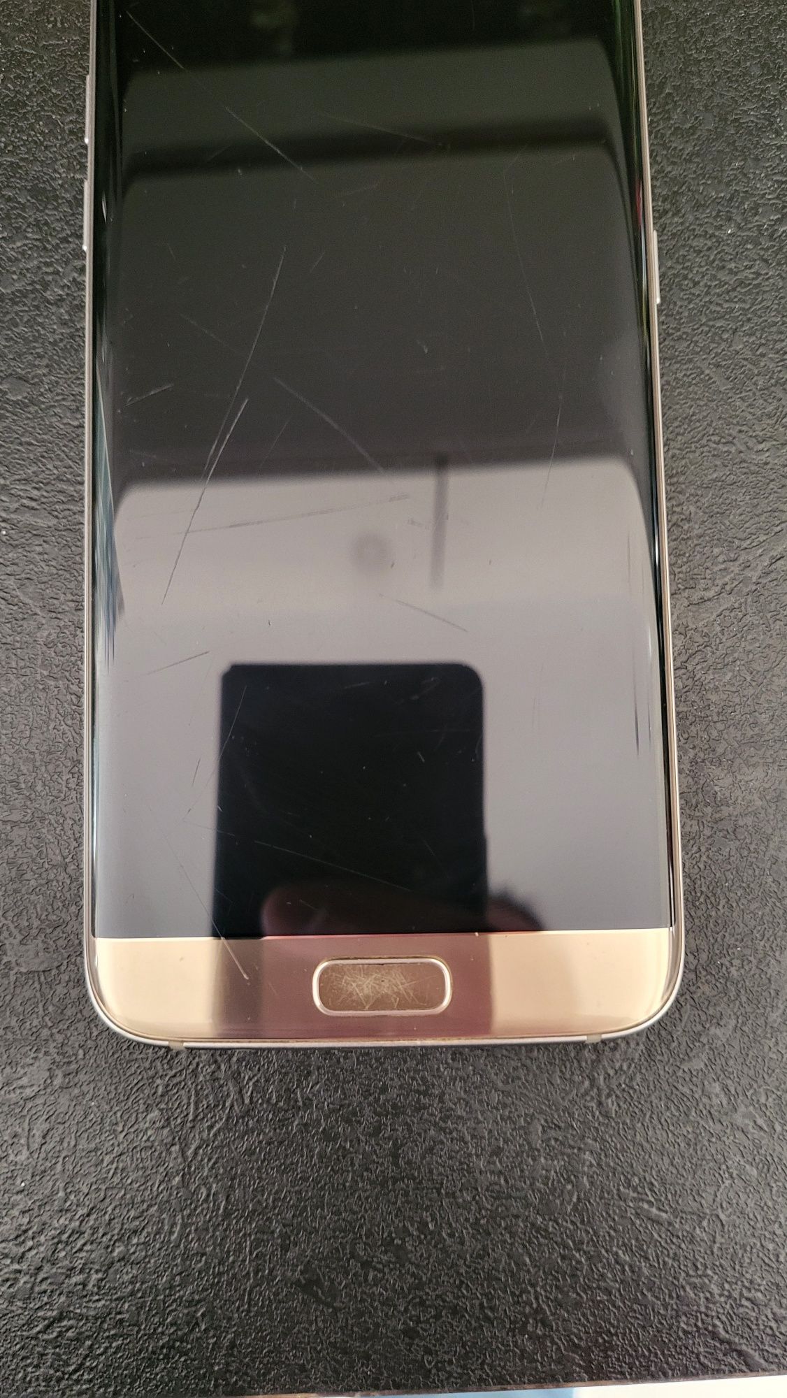 Samsung S7 Edge złoty zawiesza się wyświetlacz bez uszkodzeń