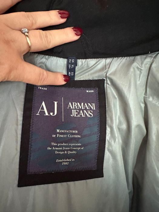 Casaco Armani Jeans original acolchoado