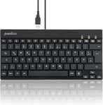 Perixx PERIBOARD-326BDE Klawiatura Mini USB z Podświetleniem Białym