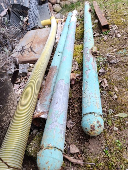 Stare ogrodzenie PRL + brama i furtka