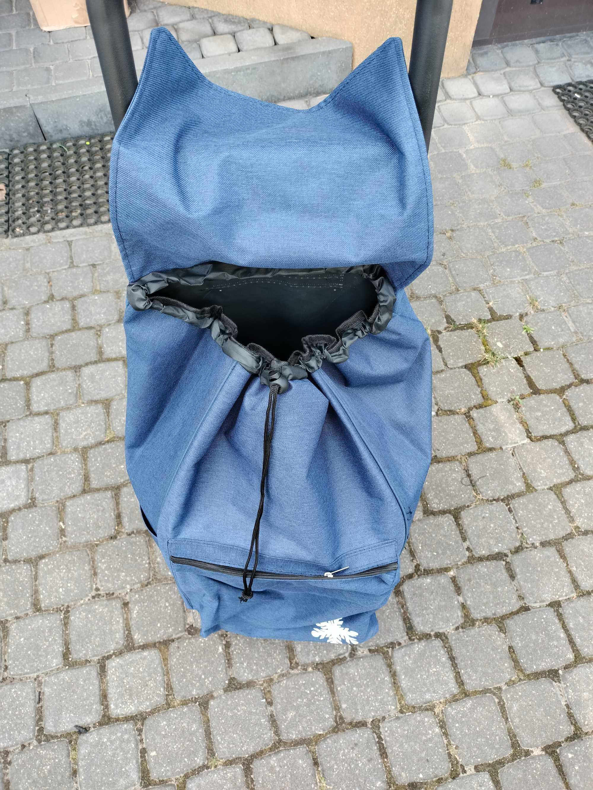 TORBA NA KÓŁKACH WÓZEK NA ZAKUPY mocny największy dla wysokich osób no