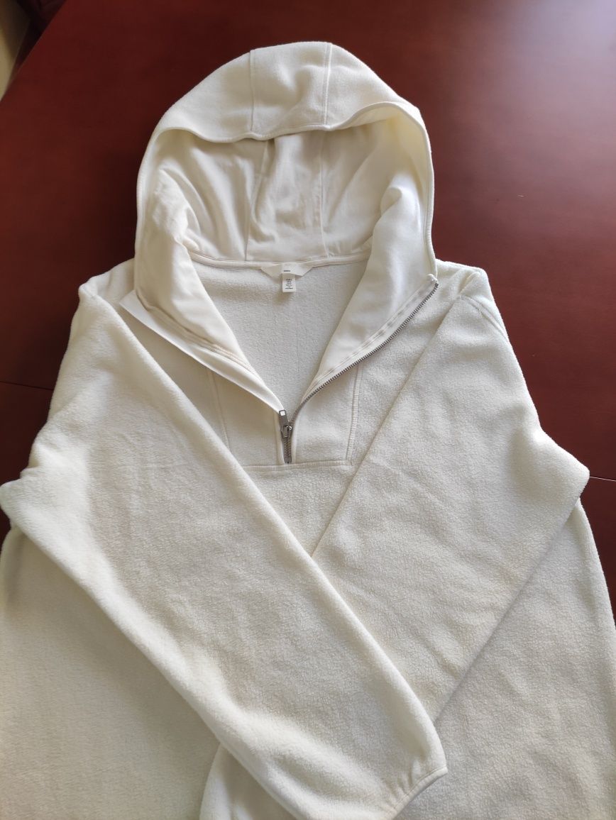 Piękna bluza ciążowa NOWA polarowa z kapturem H&M rozmiar S/M