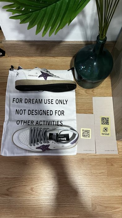 Golden goose roxo e branco