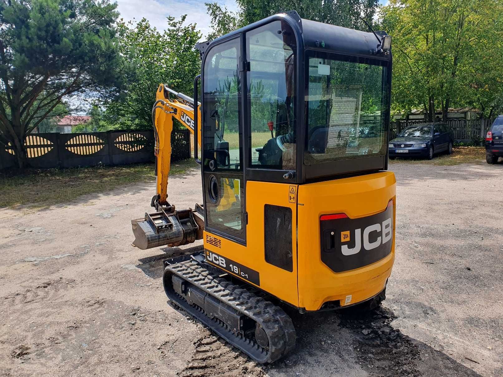minikoparka 2t JCB 19C-1 PRO, rok 2022, 850mth, jak 8018, cat 301.7