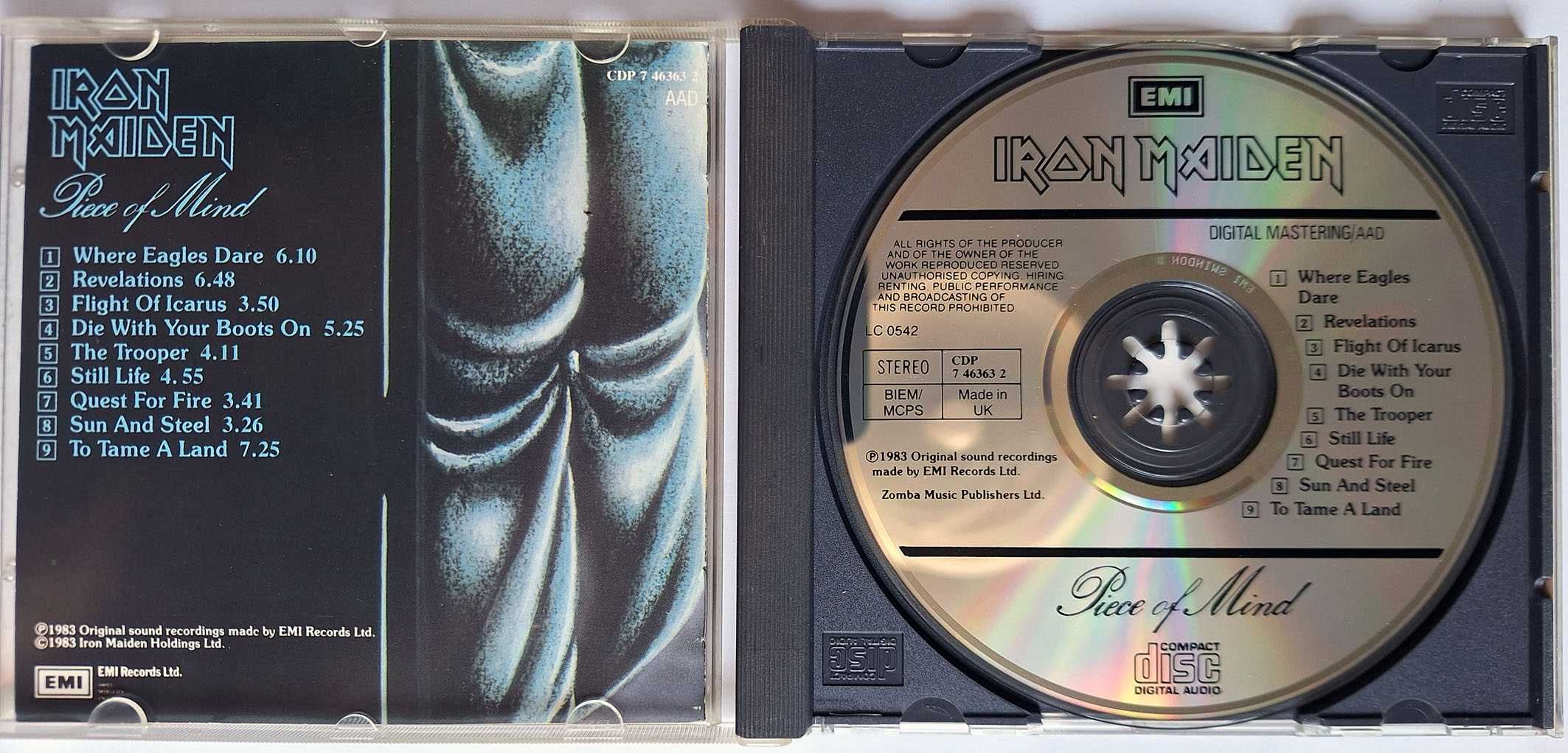 CD Iron Maiden Piece Of Mind wyd. 1991