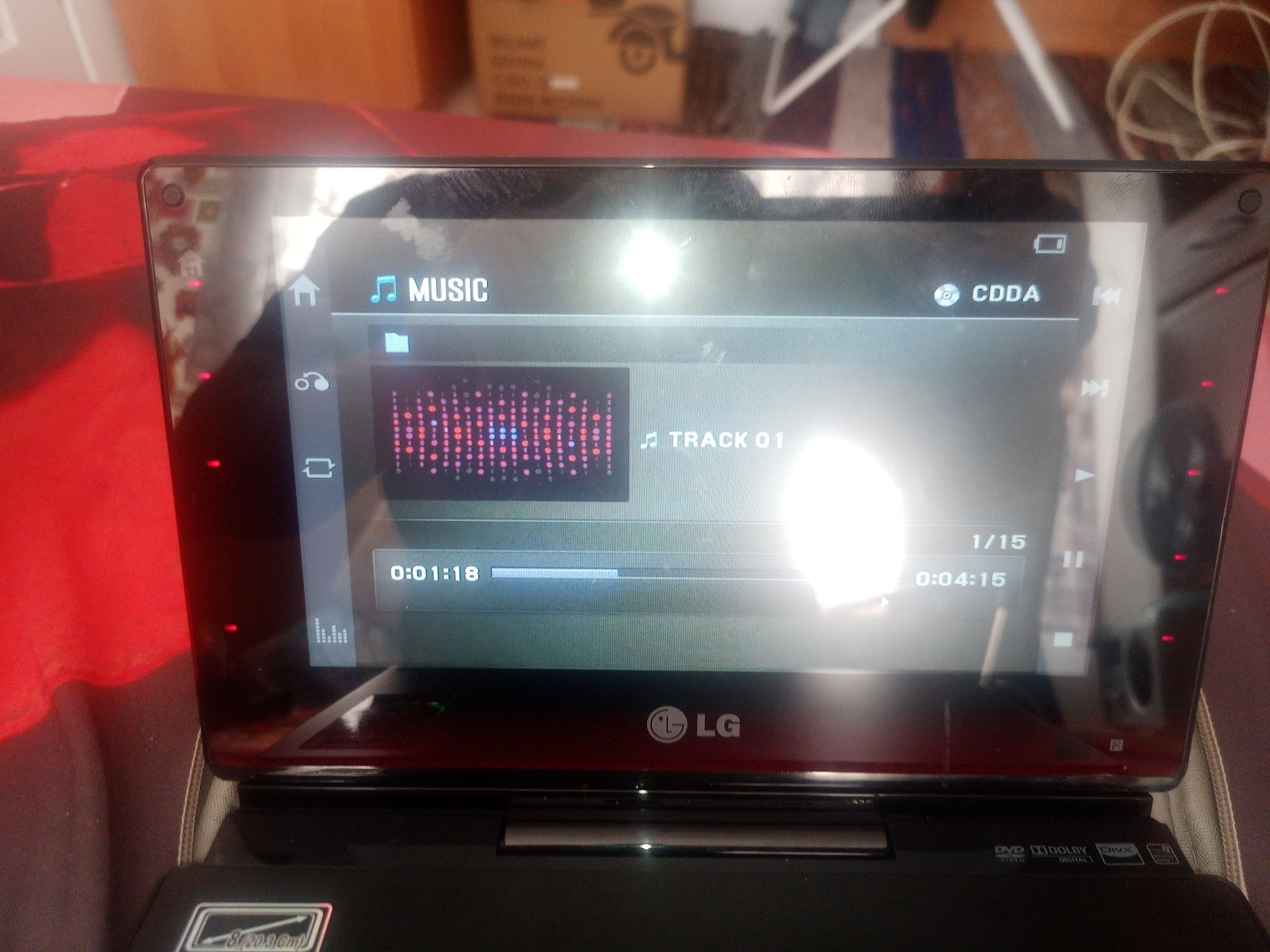 Sprzedam tanio fajne dvd lg DP581B z ekranem 8 cala USB karty sd spraw