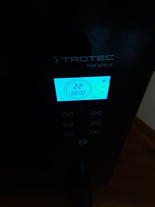 Grzejnik konwektorowy szklany dotyk  pilot Trotec TCH 2011 e timer