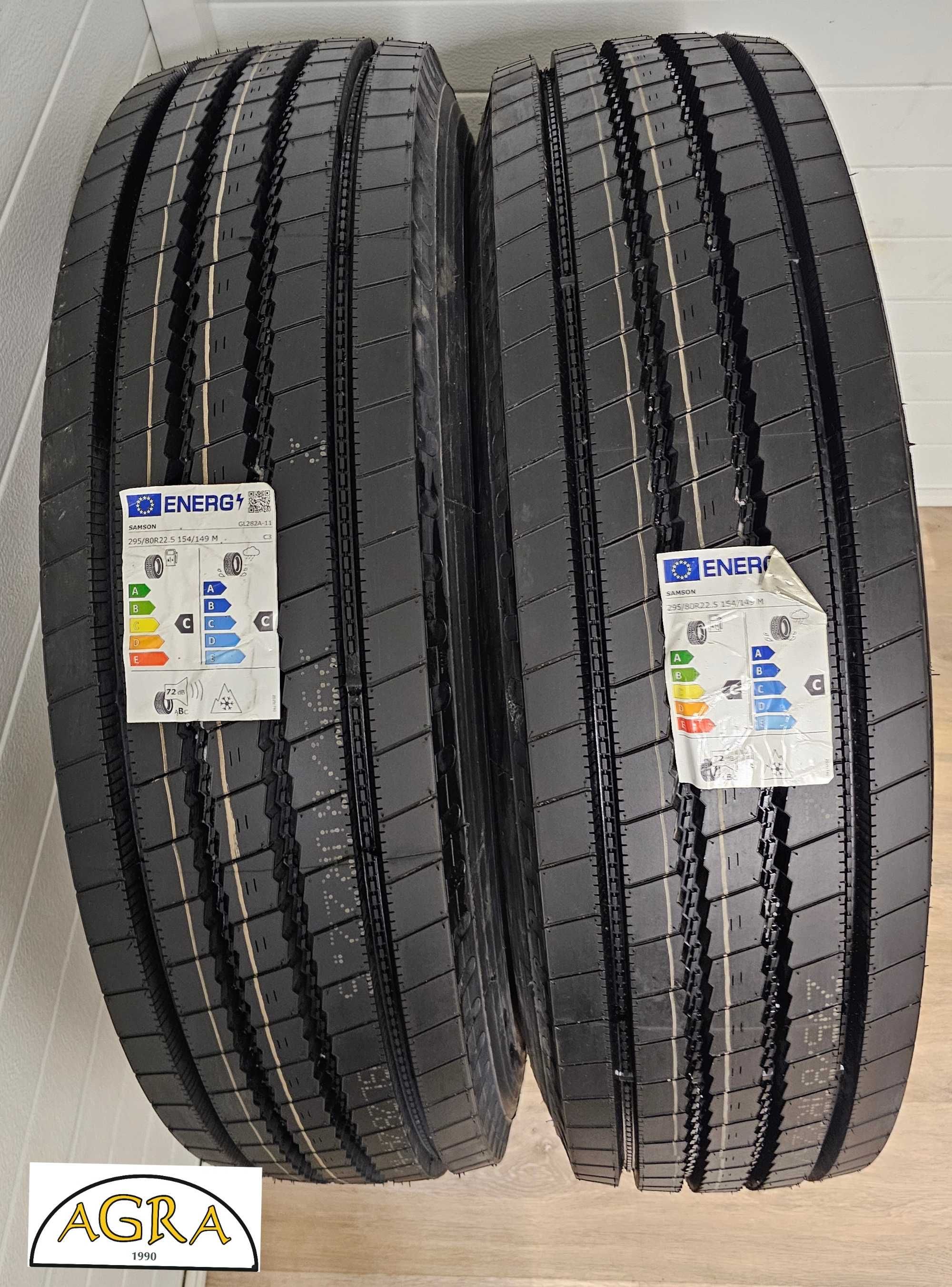 295/80R22.5 (910netto) NOWA SAMSON  opona prowadząca opony przód  nap
