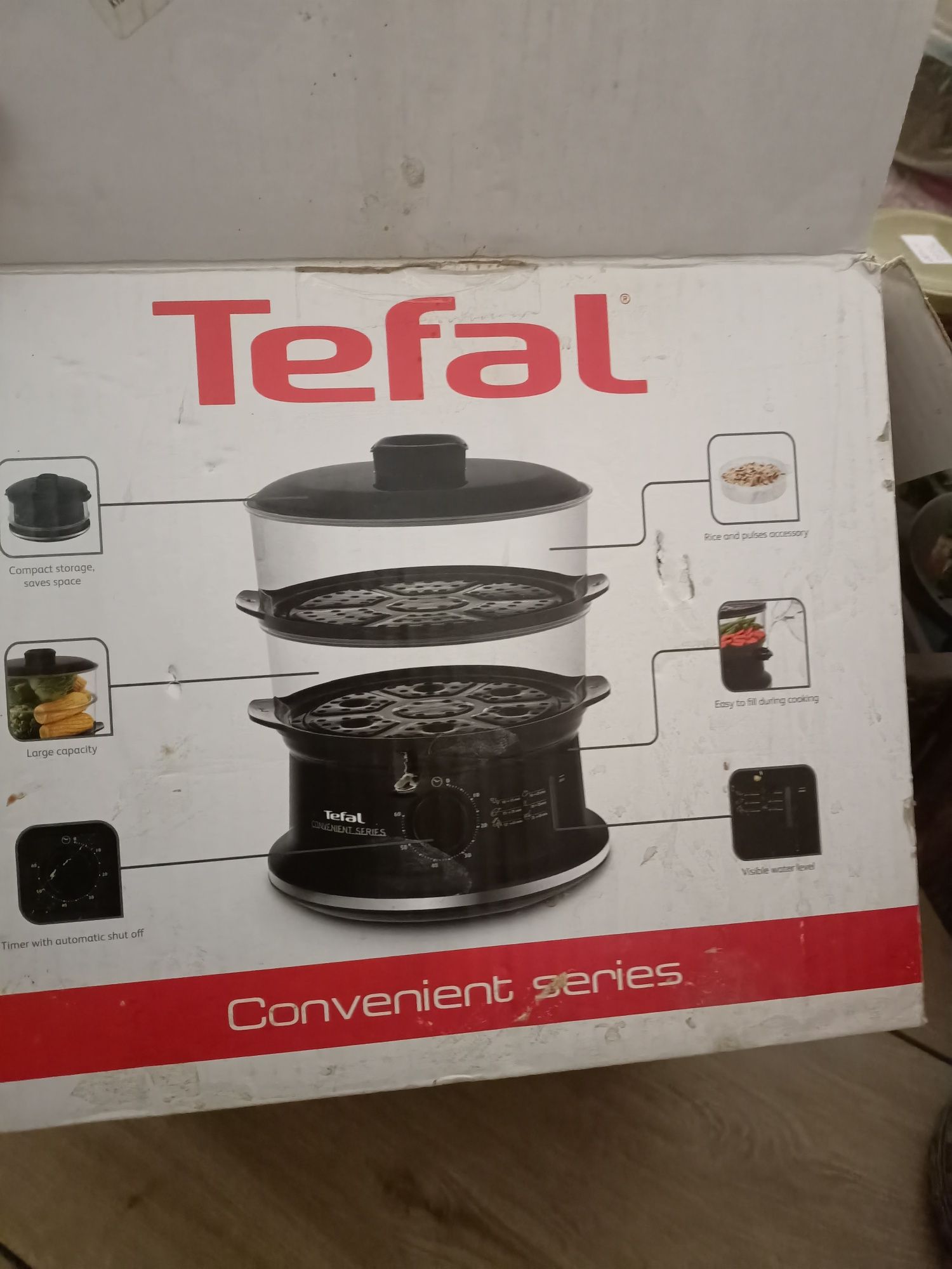 Parowar Tefal  czarny