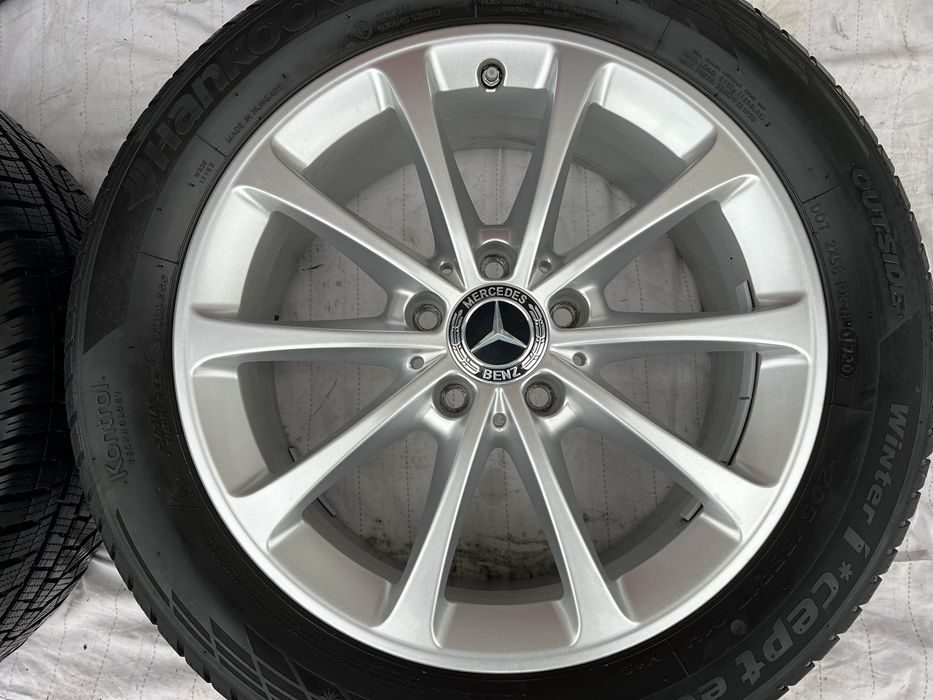 MERCEDES r17 5x112 CLA, A, B, C-Class HANKOOK 205 55 r17 2020 ЗИМА M+S