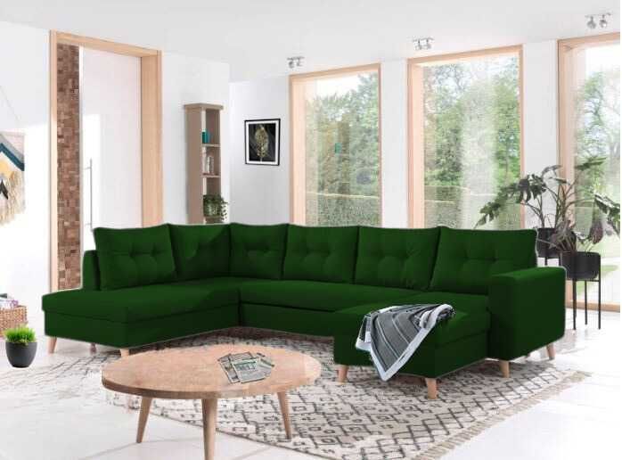 Duży narożnik, kanapa, sofa w stylu SKANDYNAWSKIM! PRODUCENT Transport