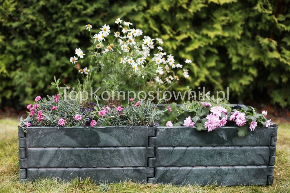 Grządka ogrodowa podwyższona –100x50 cm, wys. 25 cm, EKO, GN2
