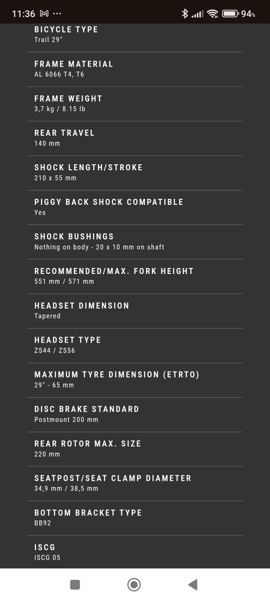 Commencal Meta TR V4 - 2024