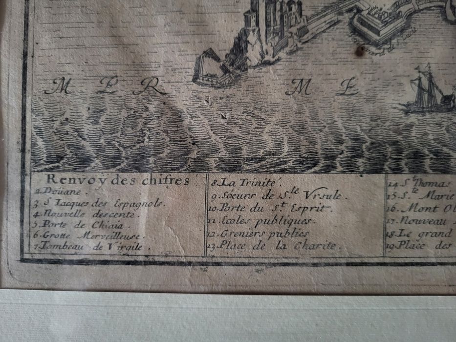 Гравюра антикварна 1706 рік Nicolas de Fer картина 18 ст.
