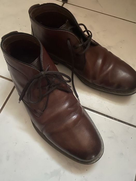 Buty meskie ze skóry