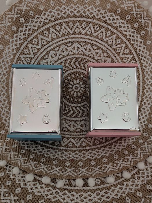 Mealheiros em prata laminada