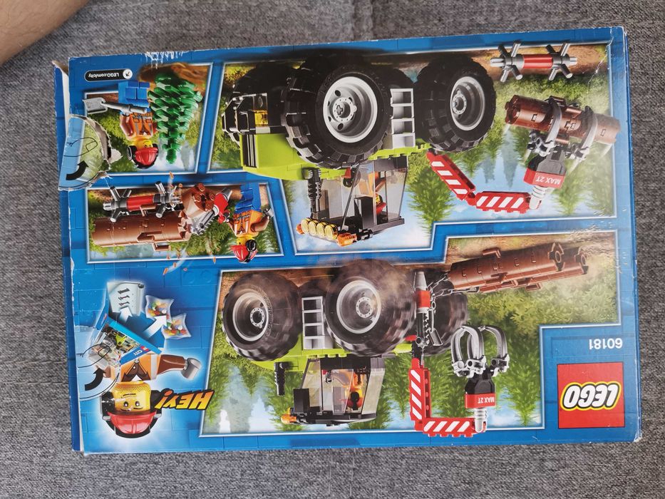 Klocki LEGO City 60181 Traktor leśny stan bardzo dobry
