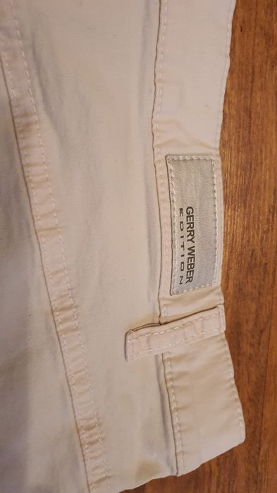 Spodnie letnie  kremowe Gerry Weber roz 42/44