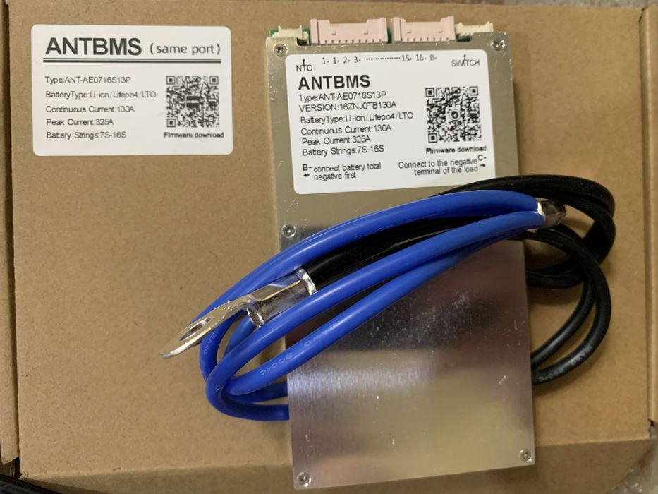 ANT smart BMS 7-16s 130A (325A) смарт бмс 7s, 14s, jk bms