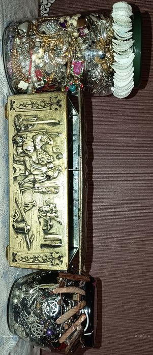 Zestawy biżuterii-czytaj opis!stal koloru złotego i srebrnego