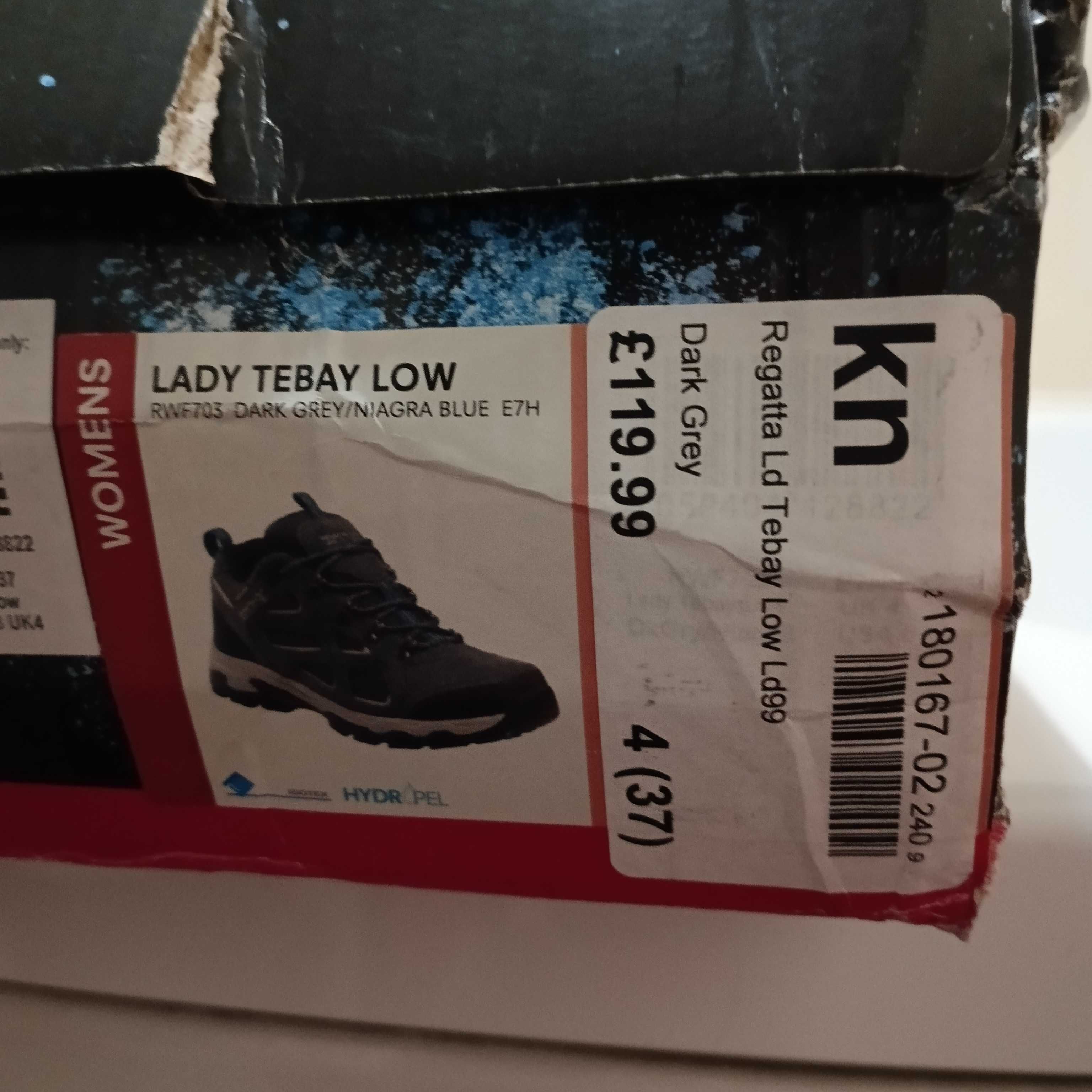 Трекінгові черевики Lady Tebay Low RWF703 Сірий 37 розмір 23 см