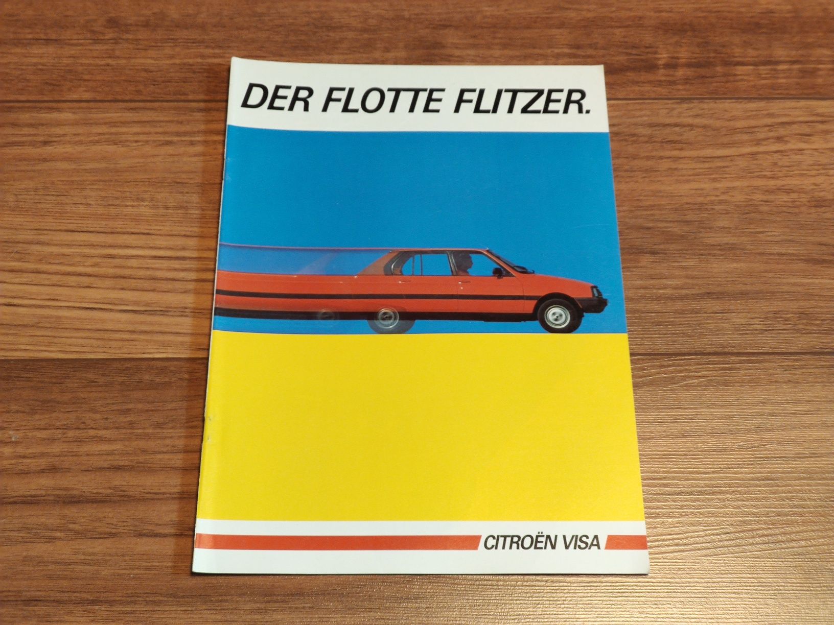 Prospekt katalog folder CITROEN VISA - 1984 r. -