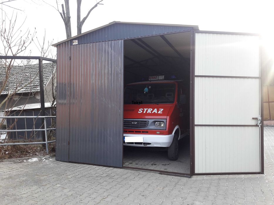 Garaż Blaszany - Wiata Blaszana , Hala Magazynowa , HALE - GRZYWSTAL