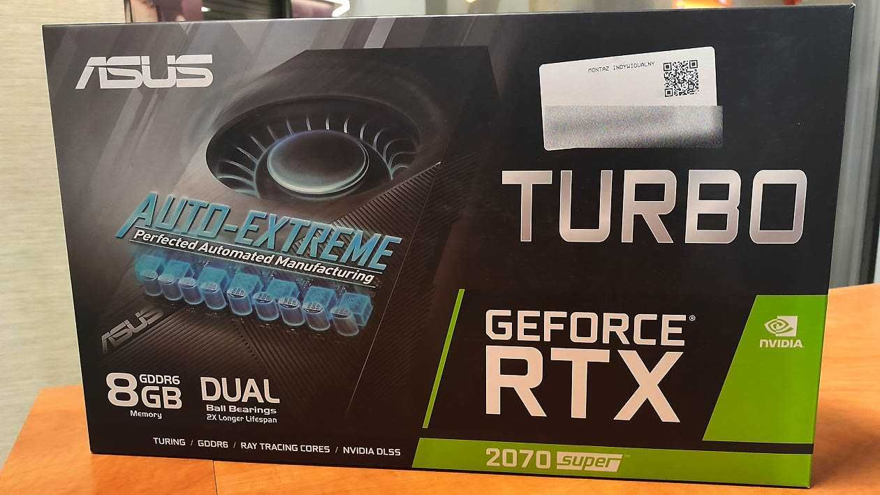 ASUS RTX2070 Super turbo 8GBG na obiektywy do GH4