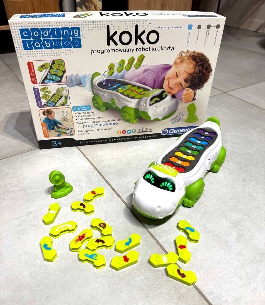 KOKO Programowalny robot-krokodyl CLEMENTONI do nauki programowania