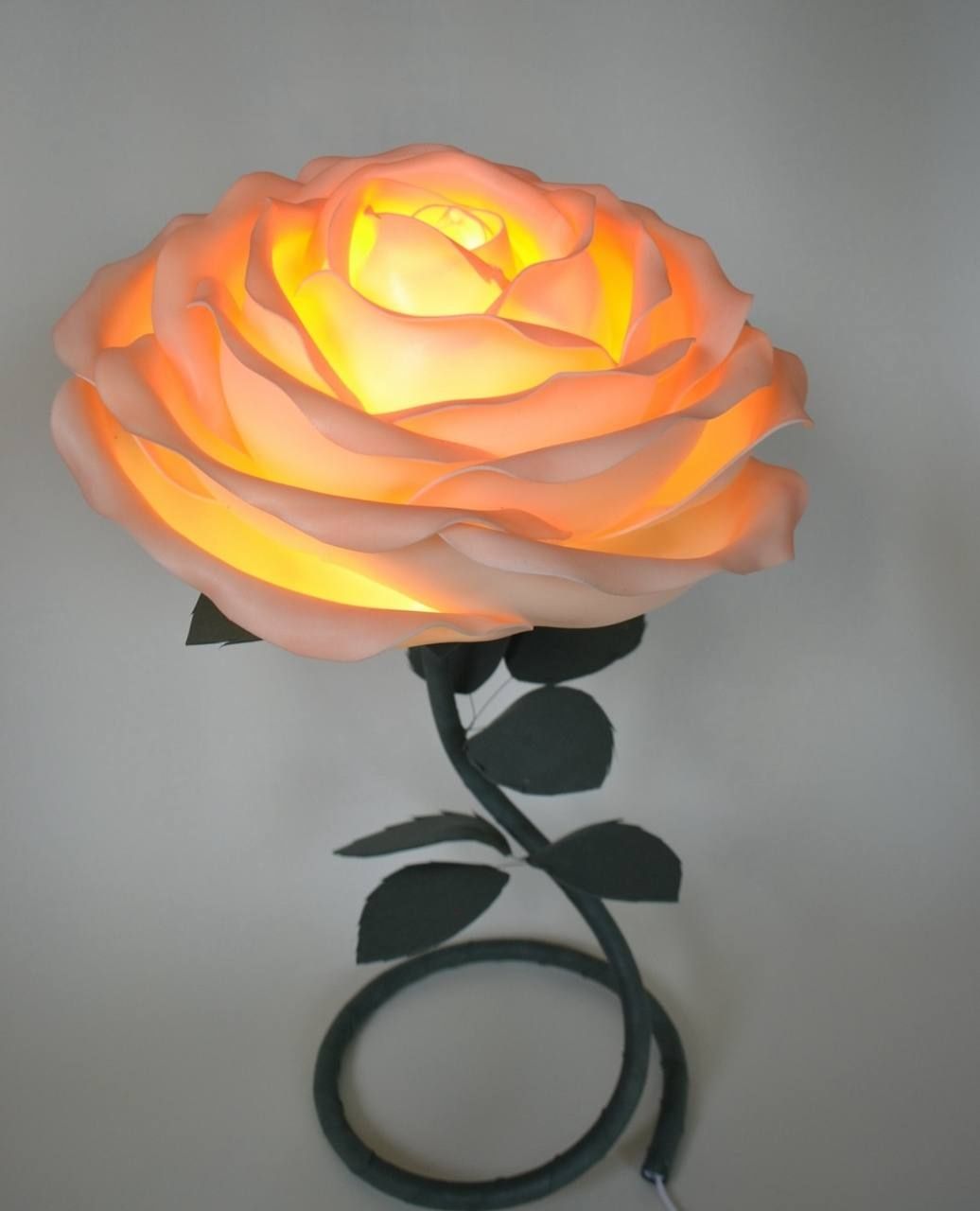 Lampa kwiatowa / Rękodzieło