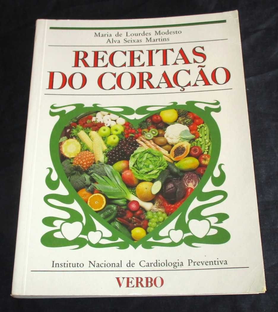 Livro Receitas do Coração Maria de Lourdes Modesto