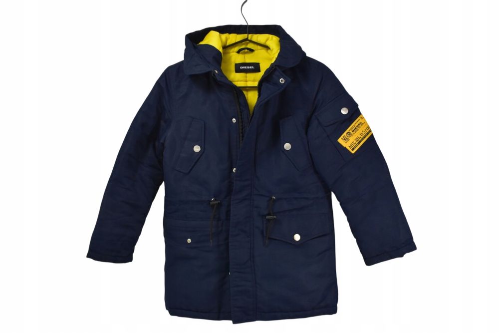 Дитяча куртка для хлопчика diesel 158-164 см 13-14 років темно-синя