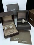 Золотой Набор DAMIANI Bagliori Оригинал с бриллиантами Кольцо и серьги