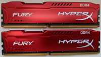 Память DDR4 32GB(2 x 16GB) 3200MHz Kingston HyperX Fury, (ГАРАНТИЯ).