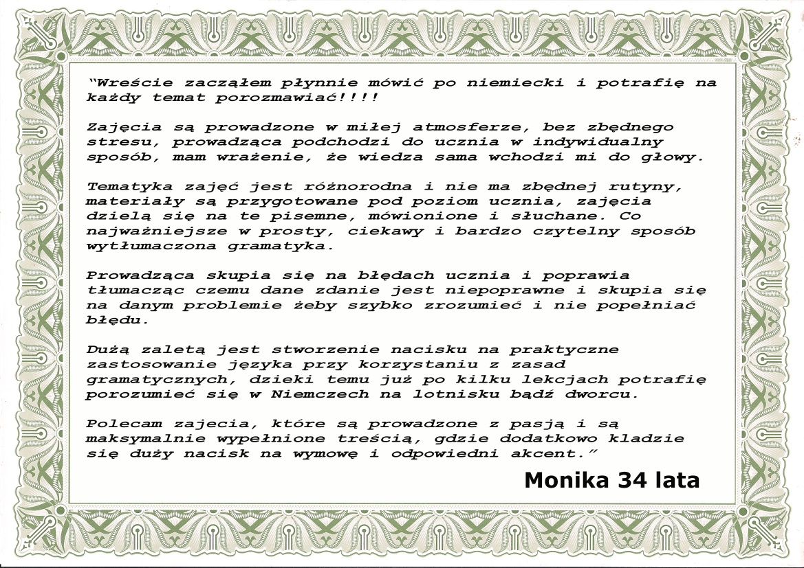 Korepetycje z języka niemieckiego