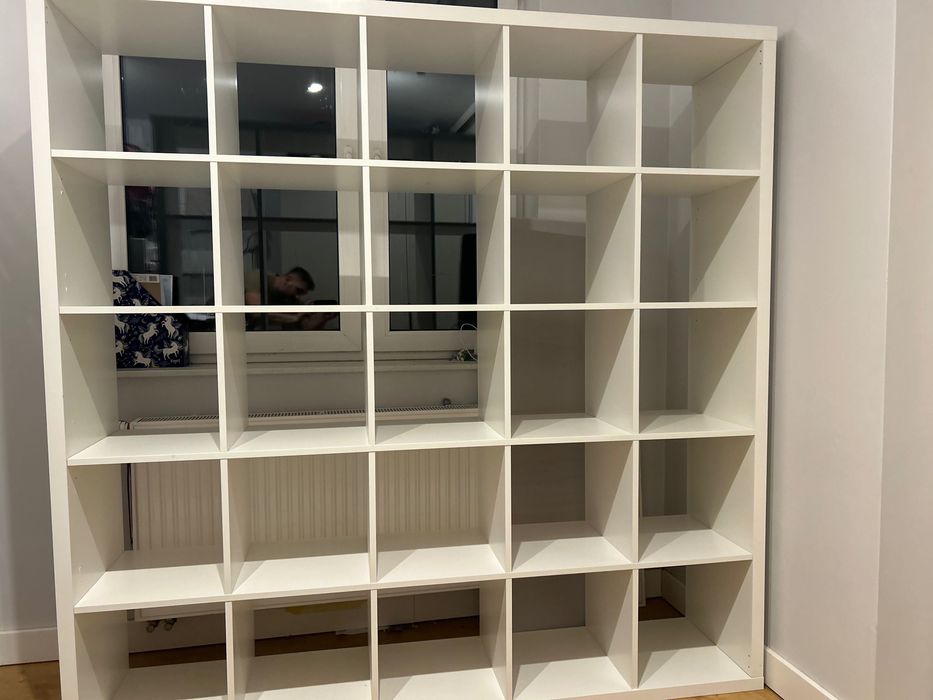 IKEA KALLAX - używany  regał biały 182 cm x 182 cm (5 x 5) Rzeszów