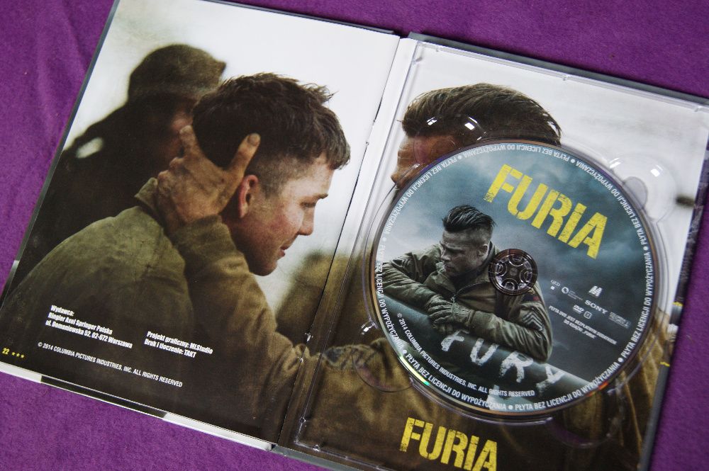 Furia Książka z filmem na DVD