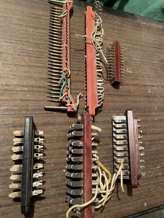 разъемы советские приборные белые (новые и б.у.)