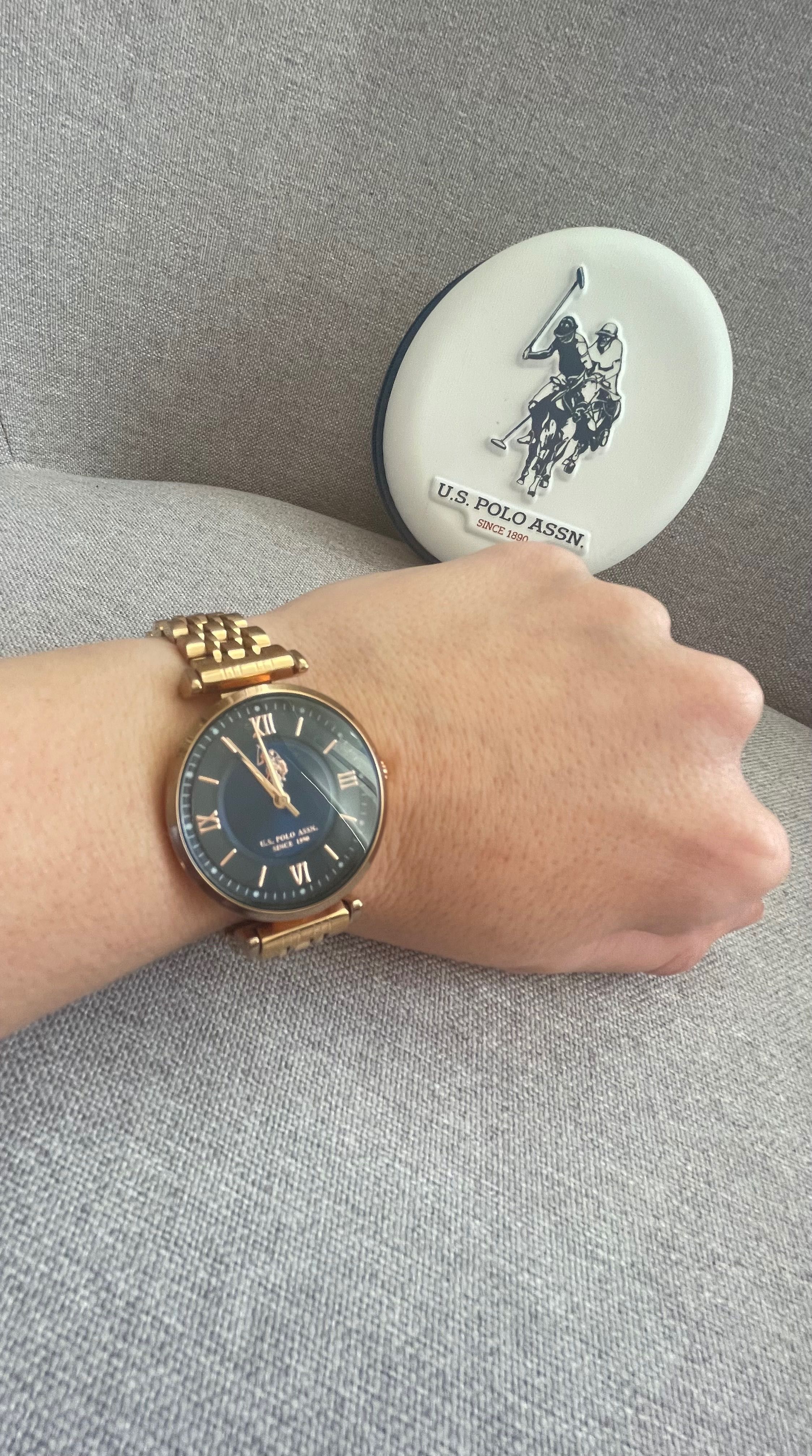 Zegarek damski US Polo assn. W kolorze złotym