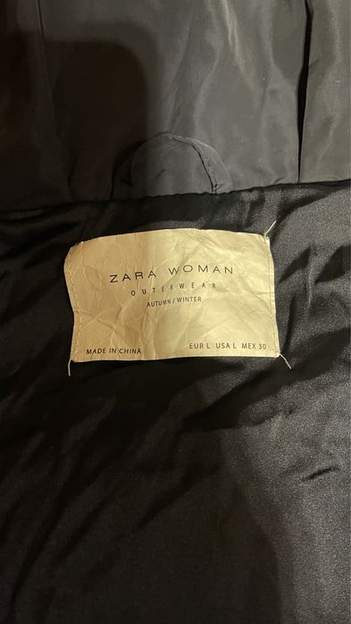 Zara puchowa kurtka,zimowa kurtka